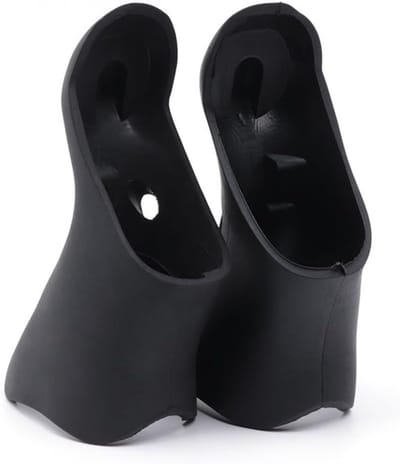 Stuurgrepen Siliconen - Hendelkappen Fiets - Comfortabel Fietsen - Verbeterde Grip - 108mm x 69.5mm - Zwart Rood