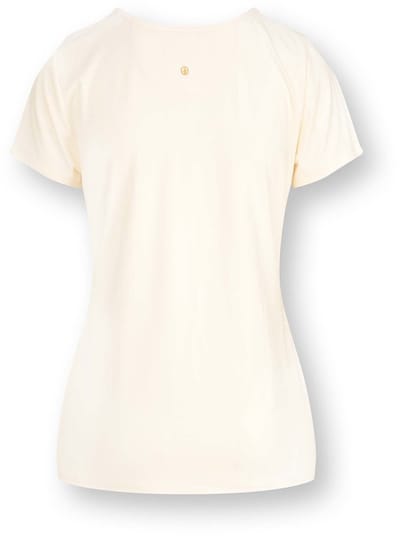Pip Studio - Toy Pyjama t-shirt - Korte mouw Dames - Loungewear - Solid - Gebroken wit - XL