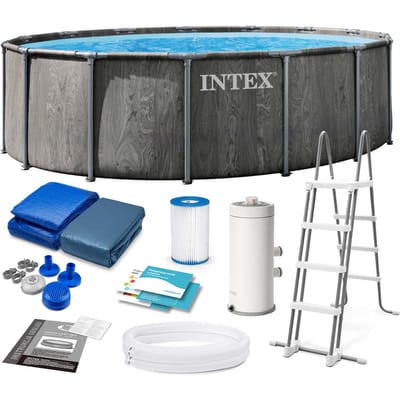 Intex Prism Frame™ Serie - Opzetzwembad - 457 x 122 cm - 12w1 - PVC