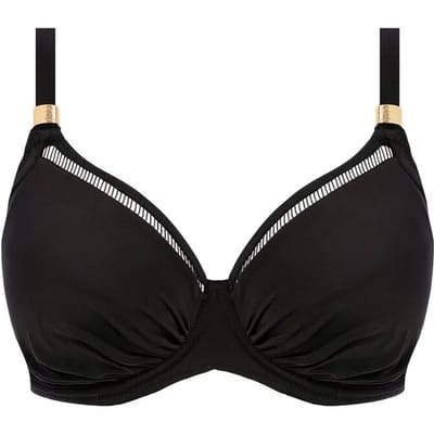 Fantasie East Hampton UW Gathered Full Cup Dames Bikinitopje - Zwart
