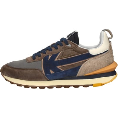 Kaotiko Nara Sneakers Laag - Donkerbruin - Maat 41