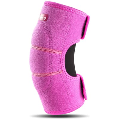 1PC Coudières Élastiques pour Enfants Support de Coude Sportif Ceinture de Compression Protège-coudes Manches de Coude Coudières Réglables pink