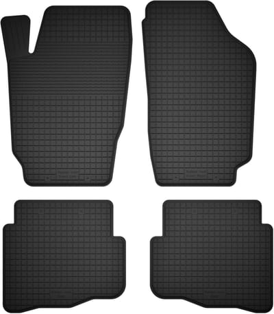 Wielganizator BasicProtect Serie - Universele Rubber Automatten - Volkswagen Fox - 2005-2011 - Antislip - Weerbestendig