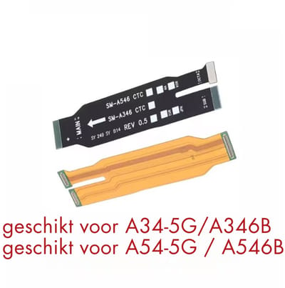 Samsung Galaxy A34 5G - A54 5G Moederbord Connector Flex Kabel