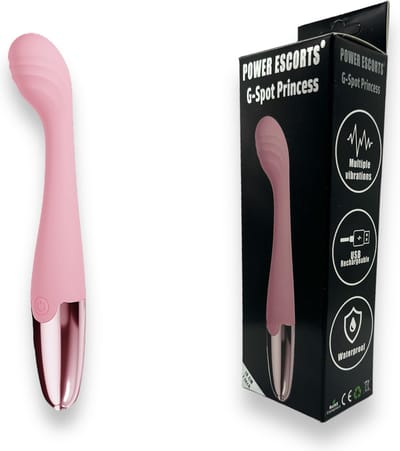 Power Escorts G Spot Princess Buigbare Vibrator - 18 Cm Silicone