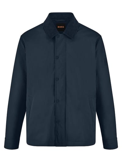 Gewatteerde jas Leldon Zip Van BOSS blauw