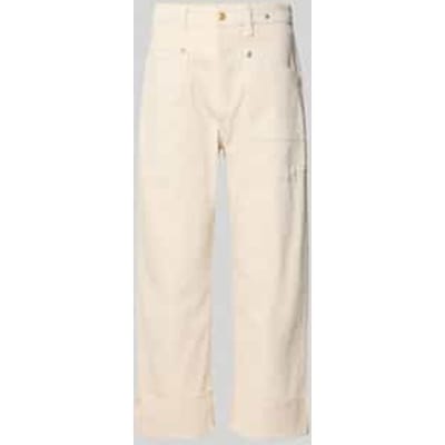 Baggy fit jeans van katoenmix