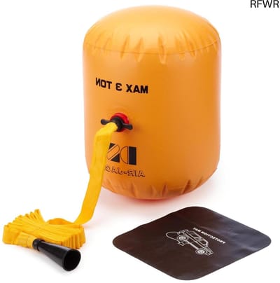 RFWR® Luchtkussen-autokrik 3 ton - Hefhoogte 60 cm - Geschikt voor rechte uitlaten