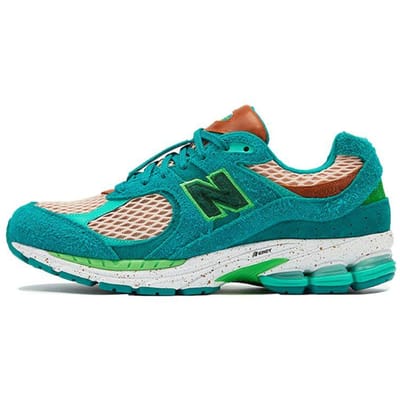 Salehe Bembury x New Balance 2002R Water Be The Guide Unisex Sneakers Teal Team-Teal Rose-Water ML2002RJ 42.5 blue