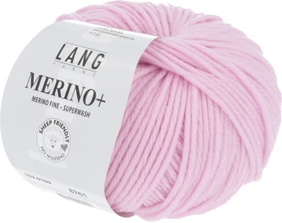 Lang Yarns Merino Plus - 109 lichtroze - Merinowol Garen
