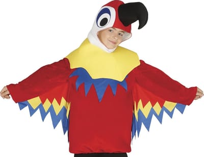 Fiestas Guirca - Kostuum Little Parrot 5-6 jaar - Carnavalskleding - Carnaval - carnavalskleding 2027 - Carnaval kostuum