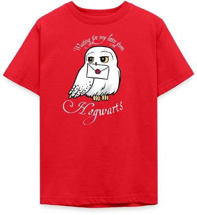 Harry Potter Hedwig Met Brief Waiting For My Letter T-Shirt Tiener