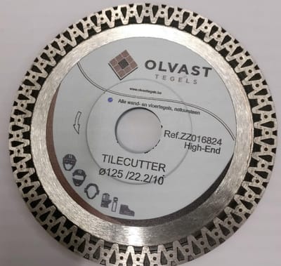 Tegel Diamantschijf / Diamant Slijpschijf - Tile cutter Ø125x22.2
