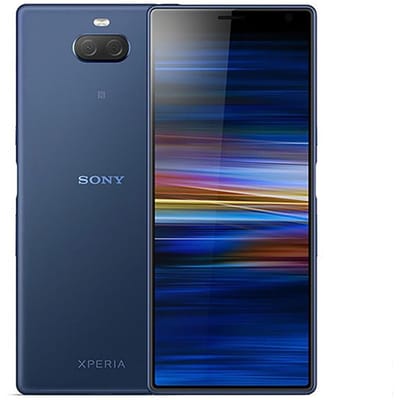 Gereviseerde Sony Originele Sony Xperia 10 Plus I3213 Single SIM I4213 Dual SIM 4G 6GB RAM 64GB ROM Mobiele telefoon I4213 Simple Set blauw