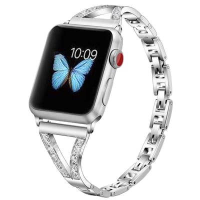 Store_9 - Metalen Horlogeband - Verstelbaar - Hoogwaardige Staal - Vervangstrap - Geschikt voor Apple Watch 38mm 40mm - Voor iWatch Series 6 5 4 3 2 1