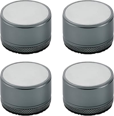 Set van 4 verstelbare meubelverhogers metaal voor stoelen, tafels en kasten - hoogte 2,7-4 cm