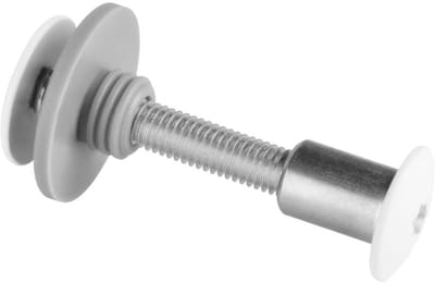 Balkonschroeven Roestvrij Staal - Bevestigingsset HPL - Balkonbekleding Monteren - Corrosiebestendig Zelfborgend - M5 x 30mm - Zuiver Wit