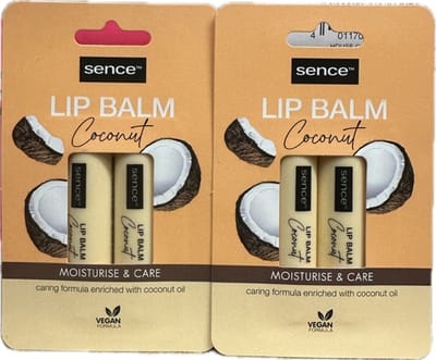 4 x Sence Lippenbalsem Coconut