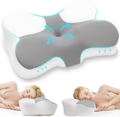 Ergonomisch hoofdkussen met traagschuim voor alle slaapposities