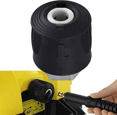 Hoge Druk Reiniger Snelle Aansluitingsbuis Koppeling, Aluminium Metaal, Adapter voor Hoge Drukslangen, M22-14 Aansluitset voor Effectieve Reiniging en Gebruiksgemak