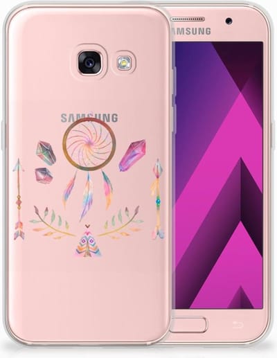 Samsung Galaxy A3 2017 Telefoonhoesje met Naam Boho Dreamcatcher