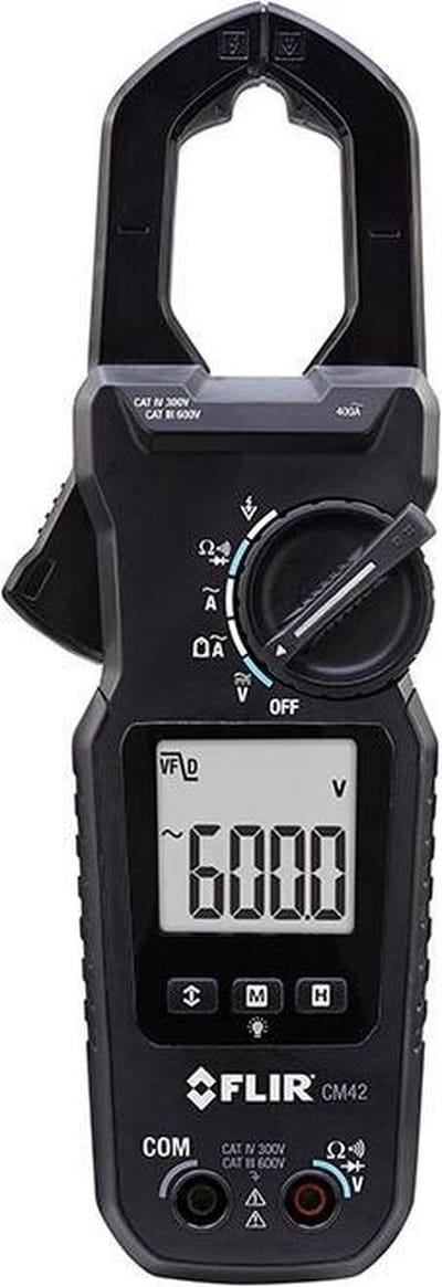 Flir CM44 TRMS AC stroomtang CAT III 600V - 400A AC - met type K thermokoppel