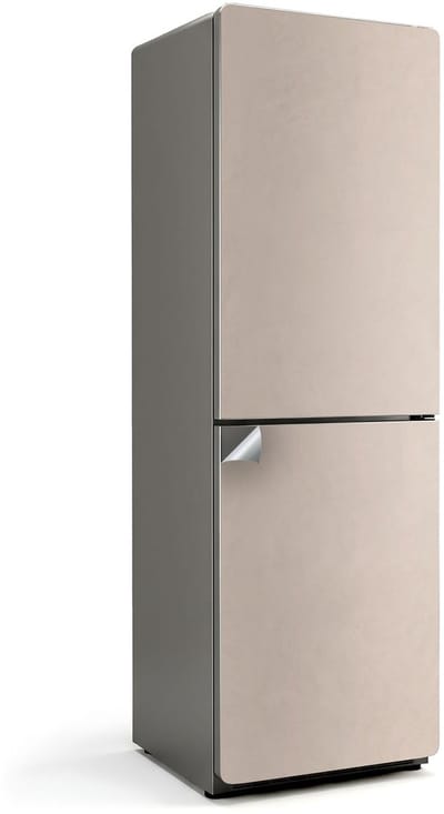Wallfluent Koelkaststickers - Perzik Koelkast Folie - 60 cm x 190 cm - Perzik Koelkaststickers - Decoratieve Koelkaststicker - Koelkast Decoratie - Zelfklevende Koelkaststicker - Koelkast Versiering