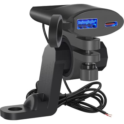 Motortelefoonoplader Dual USB AC Quick Charge 3.0 Motor USB-oplader Intelligent Power