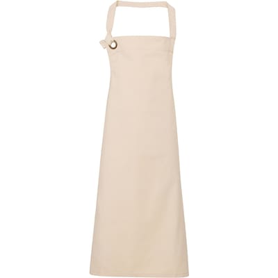 Premier Unisex Calibre Heavy Cotton Canvas Bib Apron (Natuurlijk)