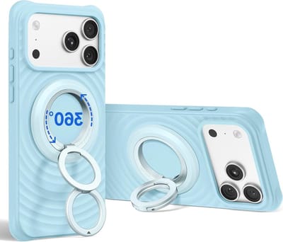 Magnetische Telefoonringhouder met 360° Rotatie, Dubbelzijdige Magnetische Grip voor Smartphones, Geschikt voor iPhone 16 15 14 13 12 Pro Max en MagSafe Accessoires