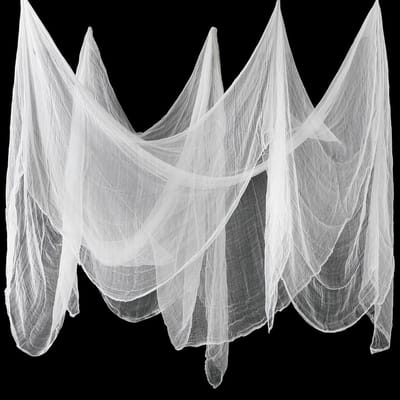 Allecto Plus - Grote Halloween kaasdoek rol voor ambachten en feestdecoraties met katoenen mousseline gaasstoffen
