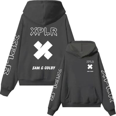 Xplr Hoodie Sam en Colby Chainlink Hoodies L black