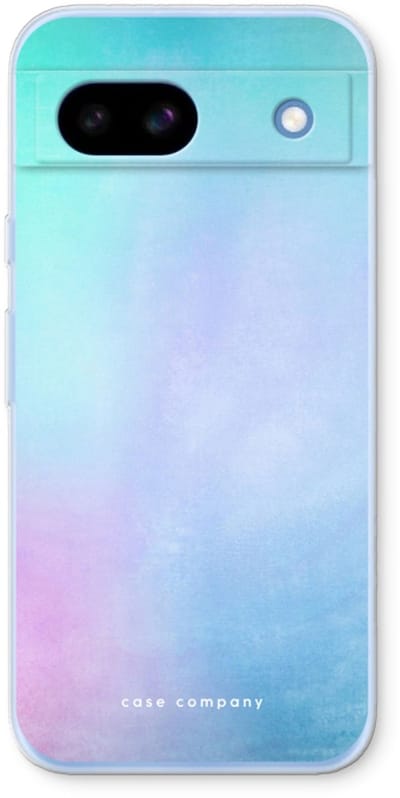 Case Company® - Hoesje geschikt voor Google Pixel 8a hoesje - Mist pastel - Soft Cover Telefoonhoesje - Bescherming aan alle Kanten en Schermrand
