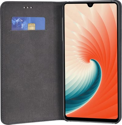 Bigben Connected, Hoesje geschikt voor Huawei Mate 20 - Folio met Standaard & Kaarthouder, Zwart