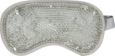 Gel oogmasker - wit - 22 x 12 cm - reismaskers - beauty masker - gel bolletjes - Koud en warm te gebruiken