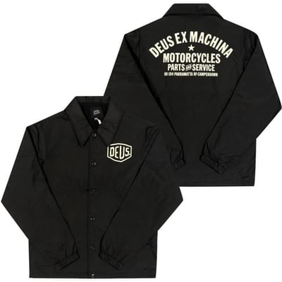 DeuS Ex Machina Camperdown Coach Herenjas Dmw46821a Zwart DMW46821A BLK (S) black