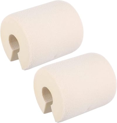 ibasenice 2 Stuks deur kaart deurstop Deurklem Deurbeschermer knop stoppen stickers bewaker deurmat creatieve deurvergrendeling vinger beschermer nbr milieubescherming materiaal Beige