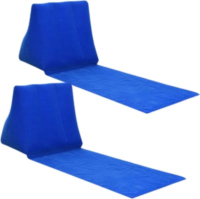 Vivva - 2x Strandmatras - Opblaasbare Lounge Stoelen (Set van 2) - Strandligstoelen - Kamperen - Waterdicht - (102x38cm) - LEHATIKO