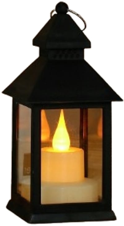Lantaarns Zwarte Buiten Tafeldecoraties - Set van 2 Mini LED Metalen Lantaarns voor Halloween, Bruiloft, Ramadan, Tuin, Kerstmis, Balkon, Binnen, Buitenfeest