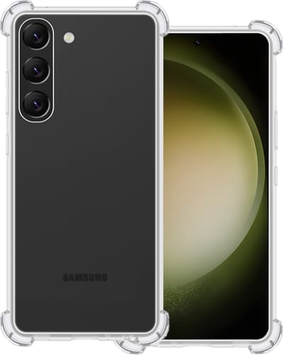 Hoesje Geschikt voor Samsung Galaxy S23 - Sterk & Shockproof - Siliconen Case - Back Cover - Telefoon Hoes Shock Proof - Transparant