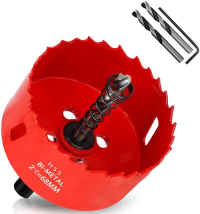 Gatenzaag 68 mm - Bimetalen HSS M42, Universeel voor Hout, Kunststof, Gipsplaat en Plaatstaal
