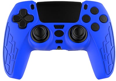 Siliconen beschermhoes geschikt voor Playstation 5 controller - Controllerhoesjes - 2 stuks - Blauw - Controller beschermen - CHPN