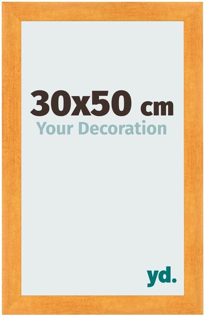 Your Decoration - Fotolijst 30x50 cm - MDF - Oranje - Pisa