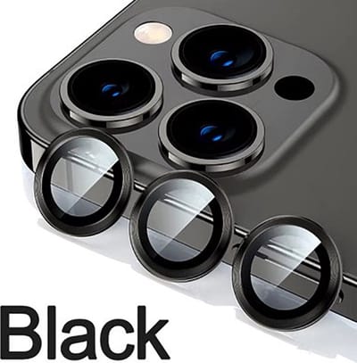 Actie4you® - Camera glas protectie – Geschikt voor Iphone 16 pro max - Lens beschermer – Camera lens beschermer - Zwart