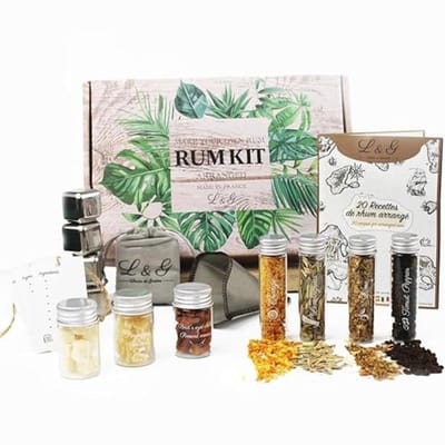 Gepersonaliseerde Rum Kruidenontdekkingsset – Doe-het-zelf Cadeau voor Smaakliefhebbers