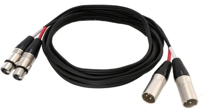 Devine MIC1002/3 kabel 2x XLR female - 2x XLR male 3 m