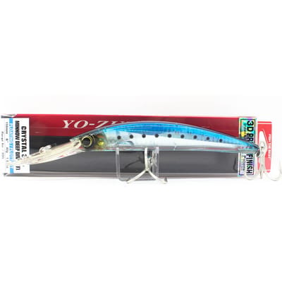 Yo Zuri 3D Crystal Minnow DD 150 mm drijvend kunstaas F1154-GHIW (6683)