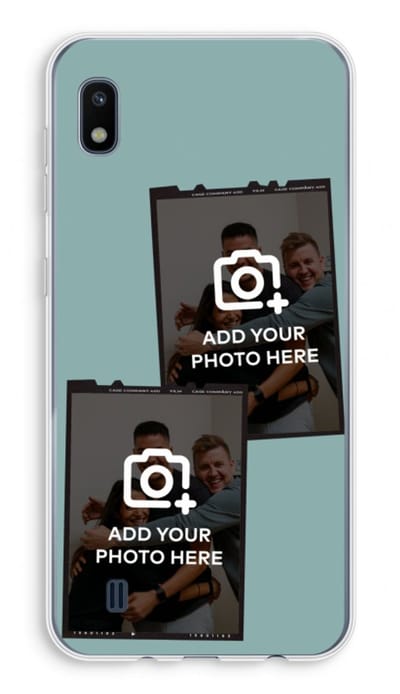 Gepersonaliseerd - Case Company® - Hoesje geschikt voor Samsung Galaxy A10 hoesje - Polaroid Zwart - Soft Cover Telefoonhoesje - Bescherming aan alle Kanten en Schermrand