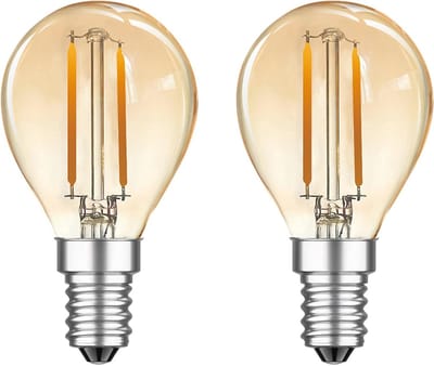 Vintage E14 LED Lamp 2W - Warmwit 2700K - Set van 2