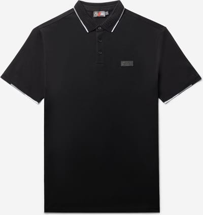 AB Lifestyle - Triple Coloured Polo | Jet Black - Heren - Maat: S